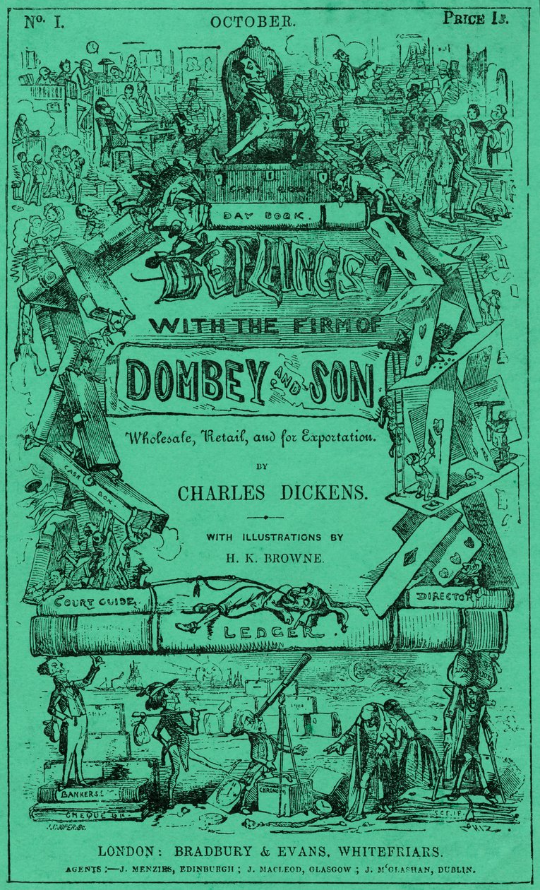 Charles Dickens - Dombey und Sohn von Hablot Knight Browne