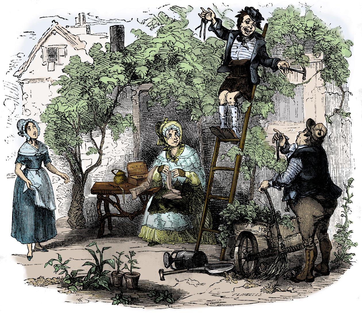 Der Raritätenladen von Charles Dickens von Hablot Knight Browne