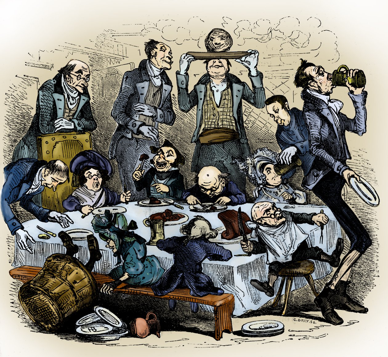 Der Raritätenladen von Charles Dickens von Hablot Knight Browne