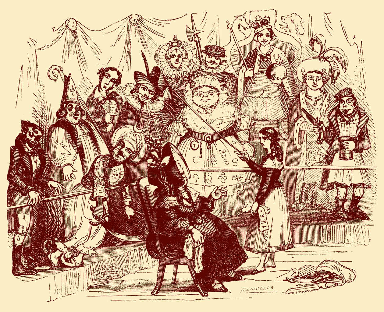 Der Raritätenladen von Charles Dickens von Hablot Knight Browne