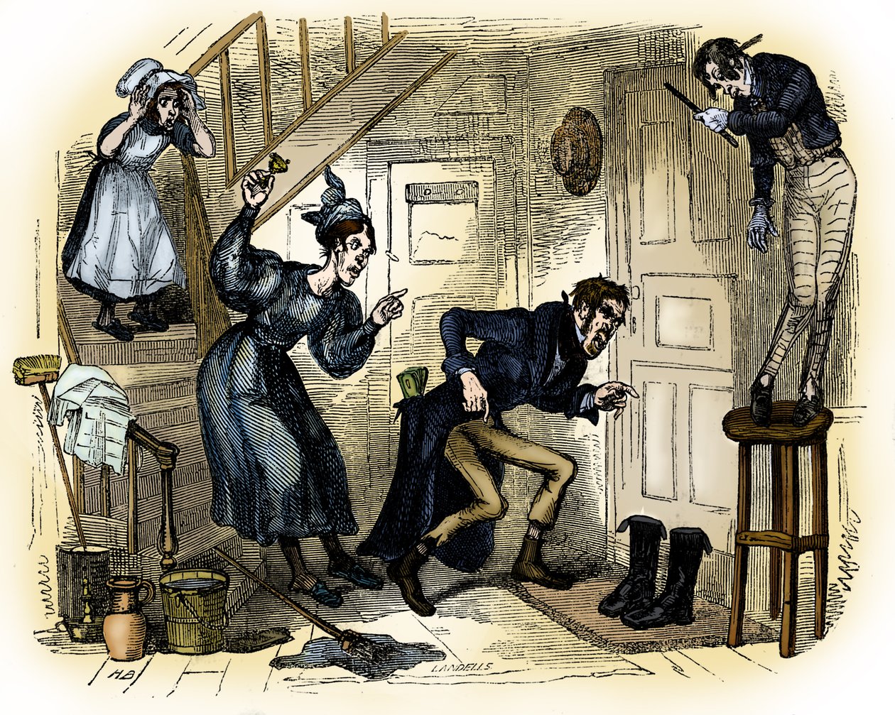 Das alte Kuriositätenladen von Charles Dickens von Hablot Knight Browne