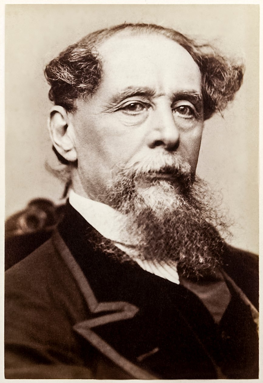Charles Dickens: Englischer Schriftsteller und populärer viktorianischer Romanautor von Hablot Knight Browne