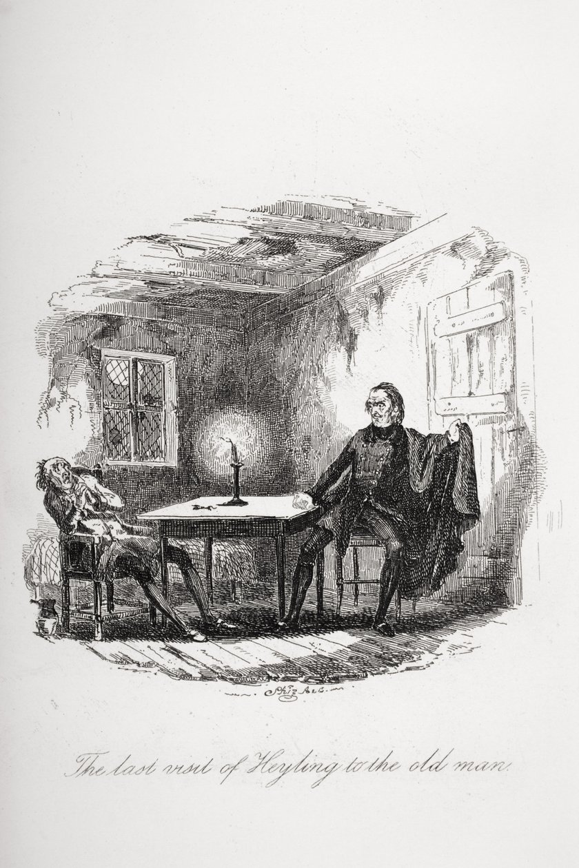 Der letzte Besuch von Heyling beim alten Mann, Illustration aus 