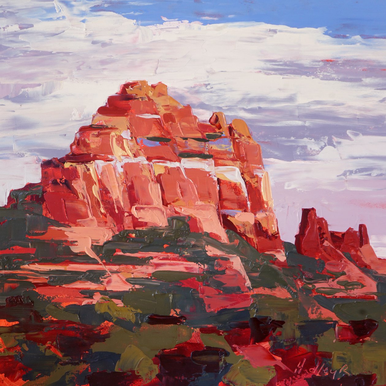 Camel Rock, Später Nachmittag, Sedona von Hadley Rampton