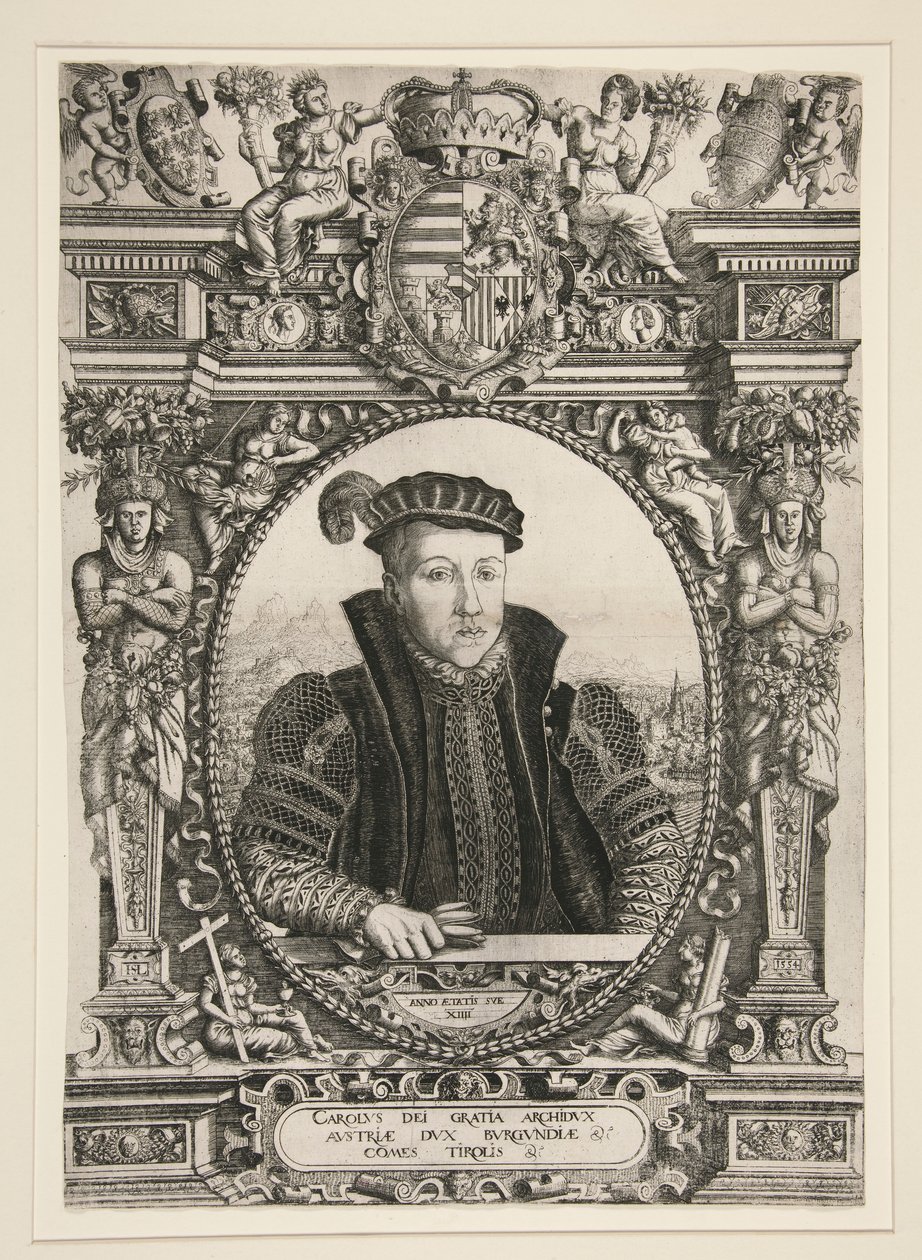Porträt von Erzherzog Karl von Steiermark von Hanns Lautensack