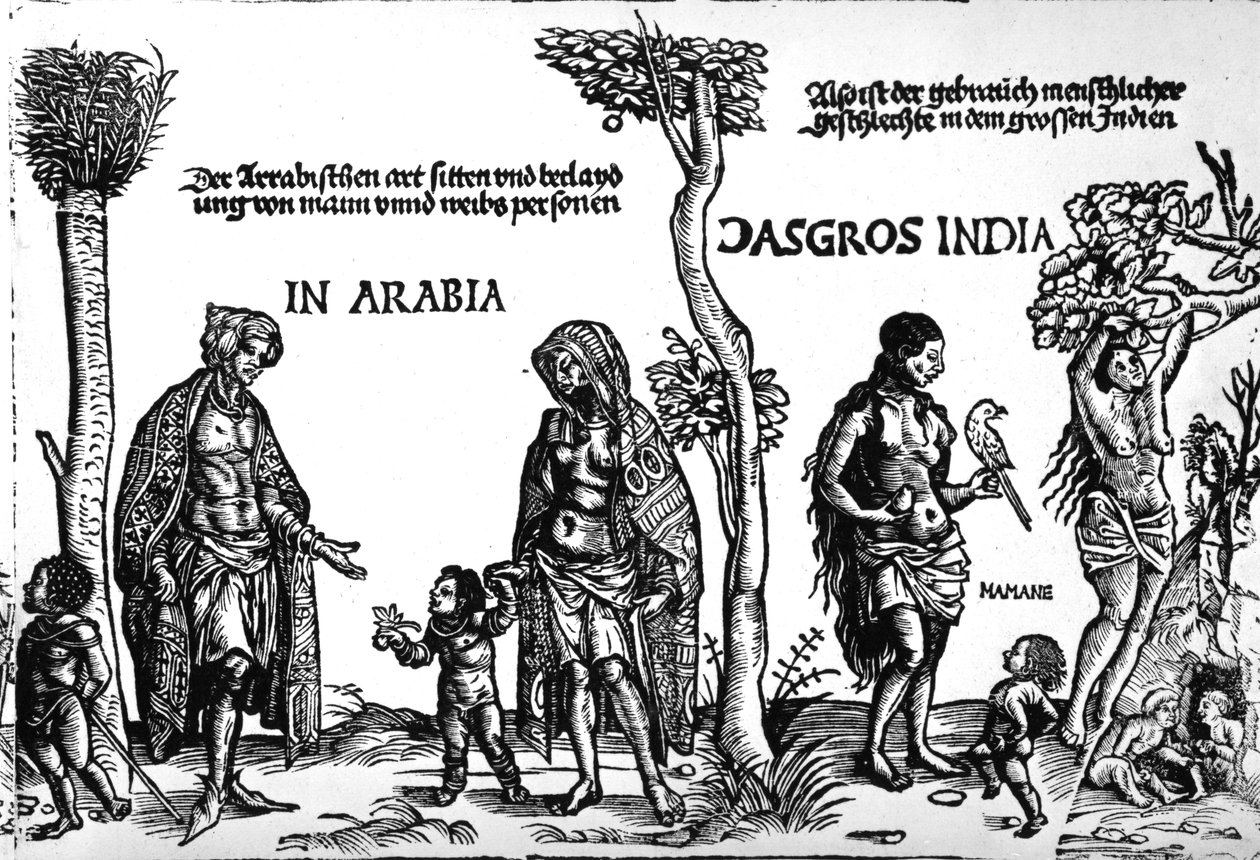 Der Kunig von Gutzin, Druck von George Glockendon, 1511 von Hans Burgkmair
