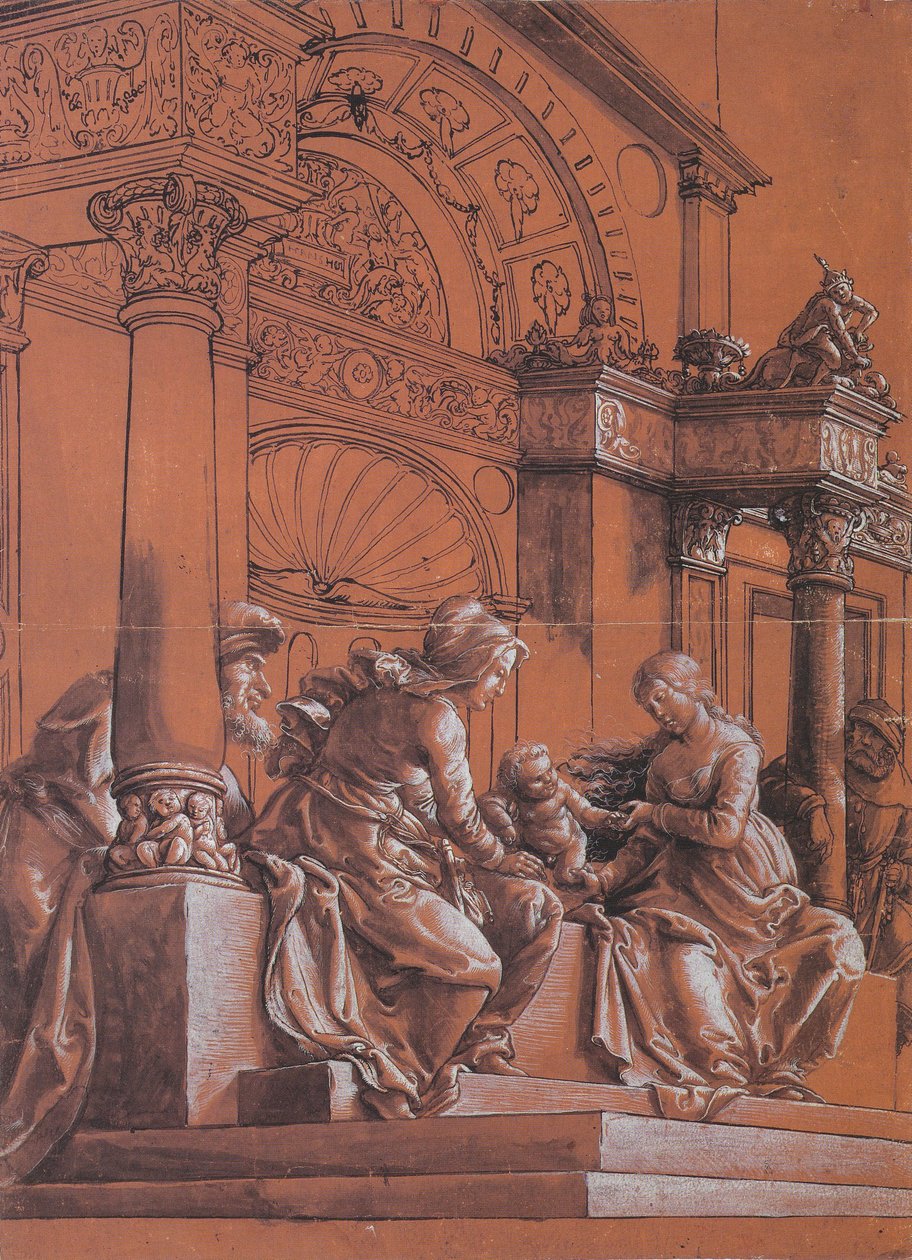 Die Heilige Familie von Hans Holbein der Jüngere