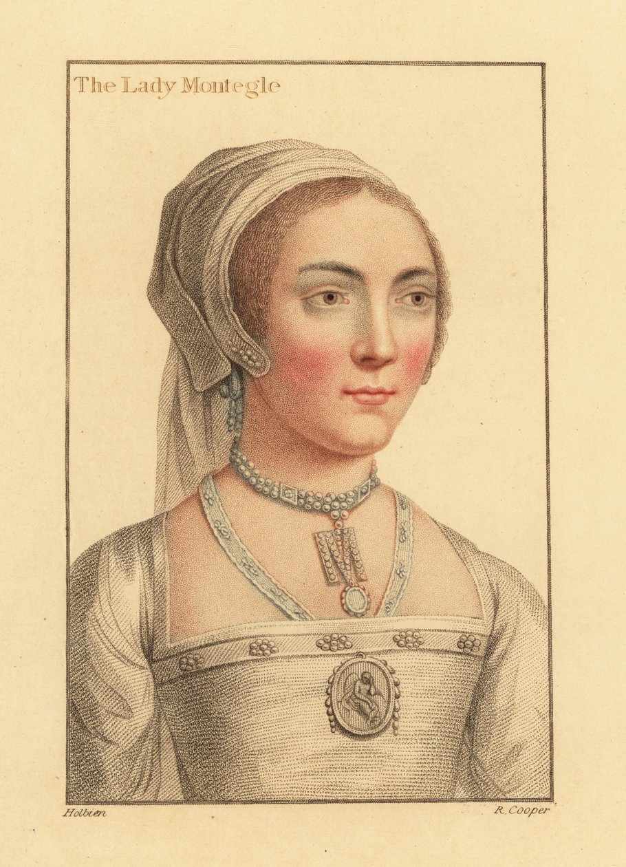 Lady Mary Brandon, Baroness Monteagle von Hans (after) Holbein the Younger