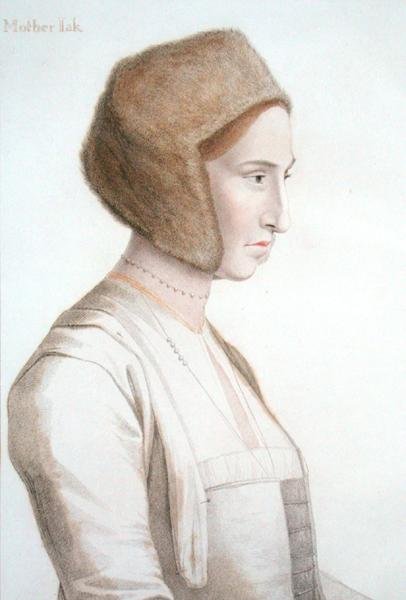 Mutter Jackson, Amme des zukünftigen Edward VI, graviert von Francesco Bartolozzi (1727-1815) von Hans (after) Holbein the Younger