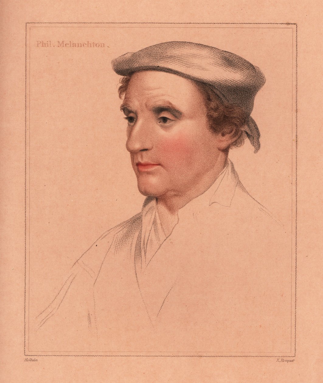 Philip Melanchton oder unbekannter Mann von Hans (after) Holbein the Younger