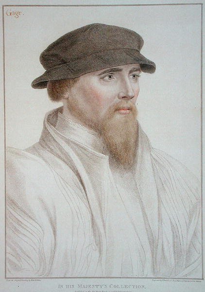 Porträt von John Gaye (gest.1557) graviert von Francesco Bartolozzi (1727-1815) 1796 von Hans (after) Holbein the Younger