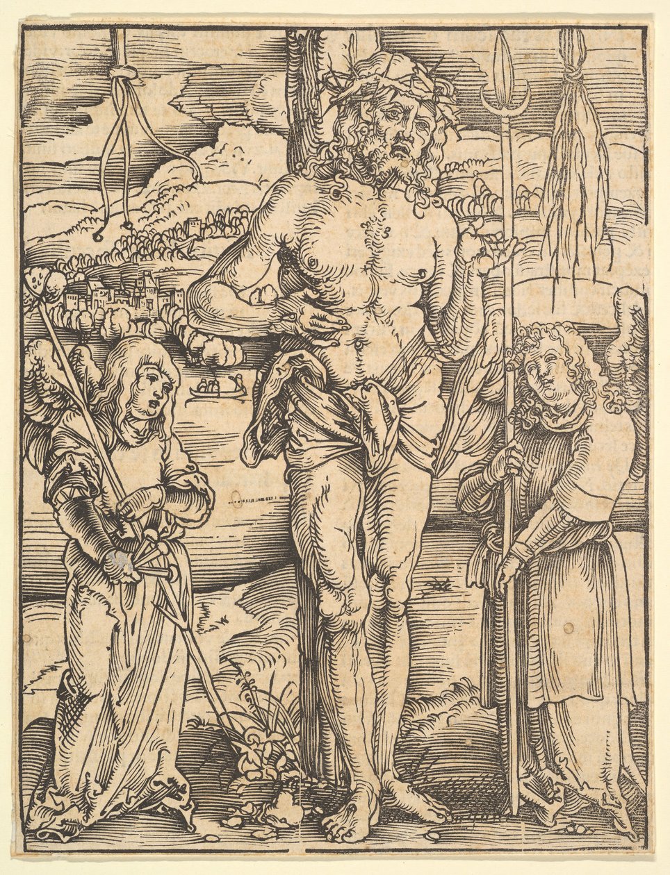 Der Schmerzensmann, aus Speculum Passionis Domini Nostri Ihesu Christi von Hans Baldung