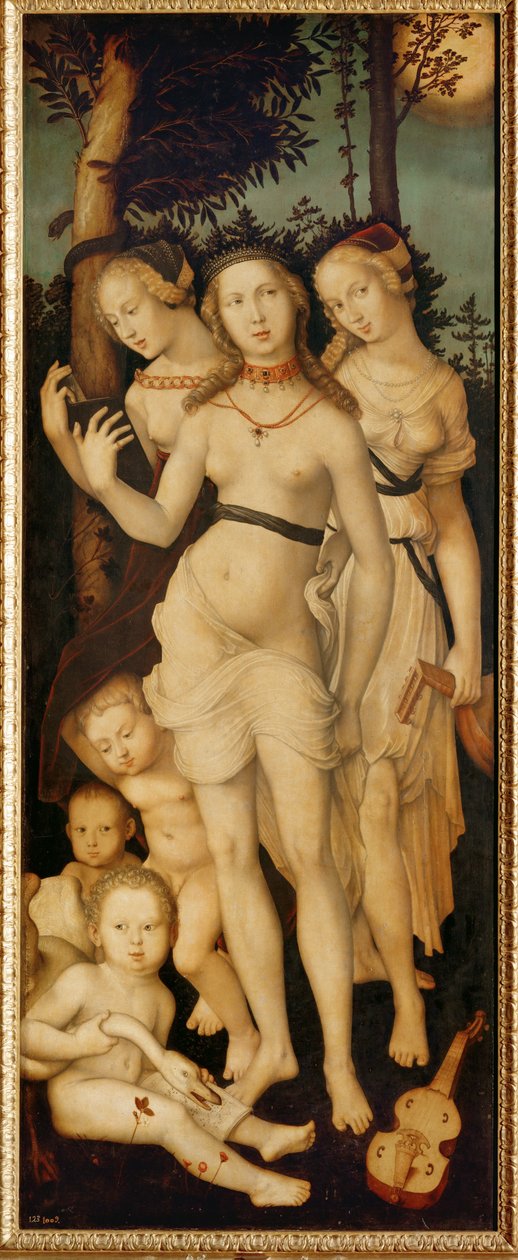 Harmonie oder die drei Grazien von Hans Baldung Grien