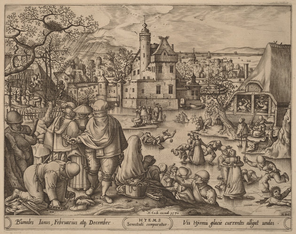 Winter von Hans Bol
