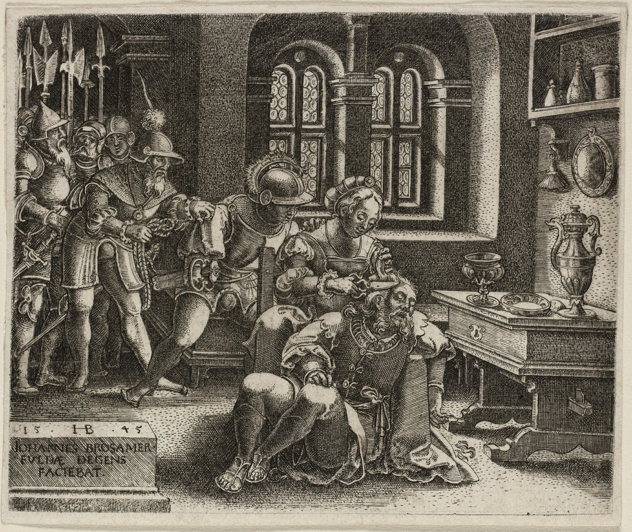 Samson und Delilah von Hans Brosamer