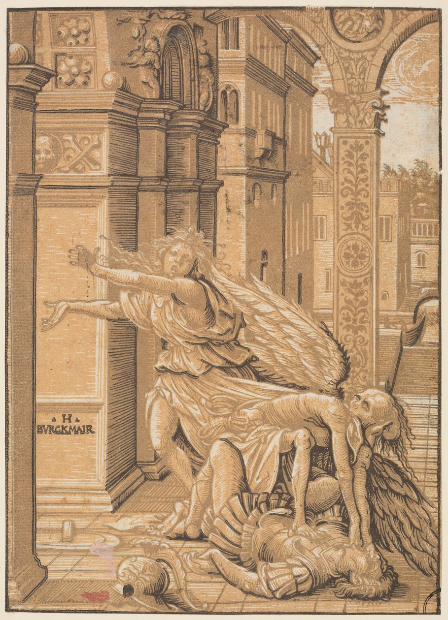 Die Taufe des Eunuchen von Hans Burgkmair