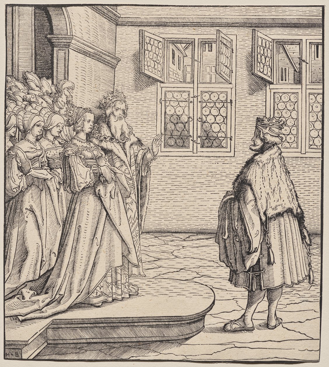 Der verbannte Herzog von Otnop von Hans Burgkmair