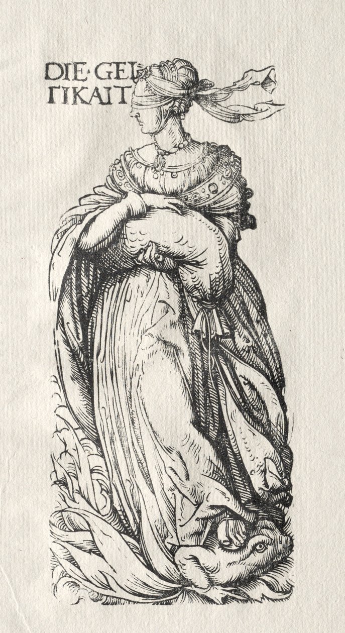 Die sieben Laster: Geiz, ca. 1510 von Hans Burgkmair