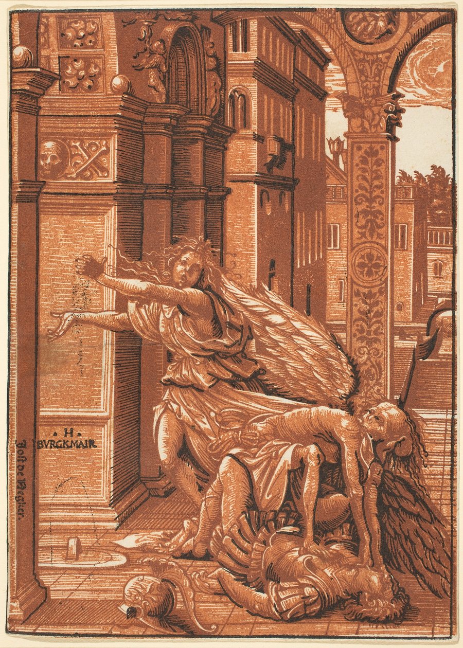 Die Liebenden vom Tod überrascht von Hans Burgkmair I