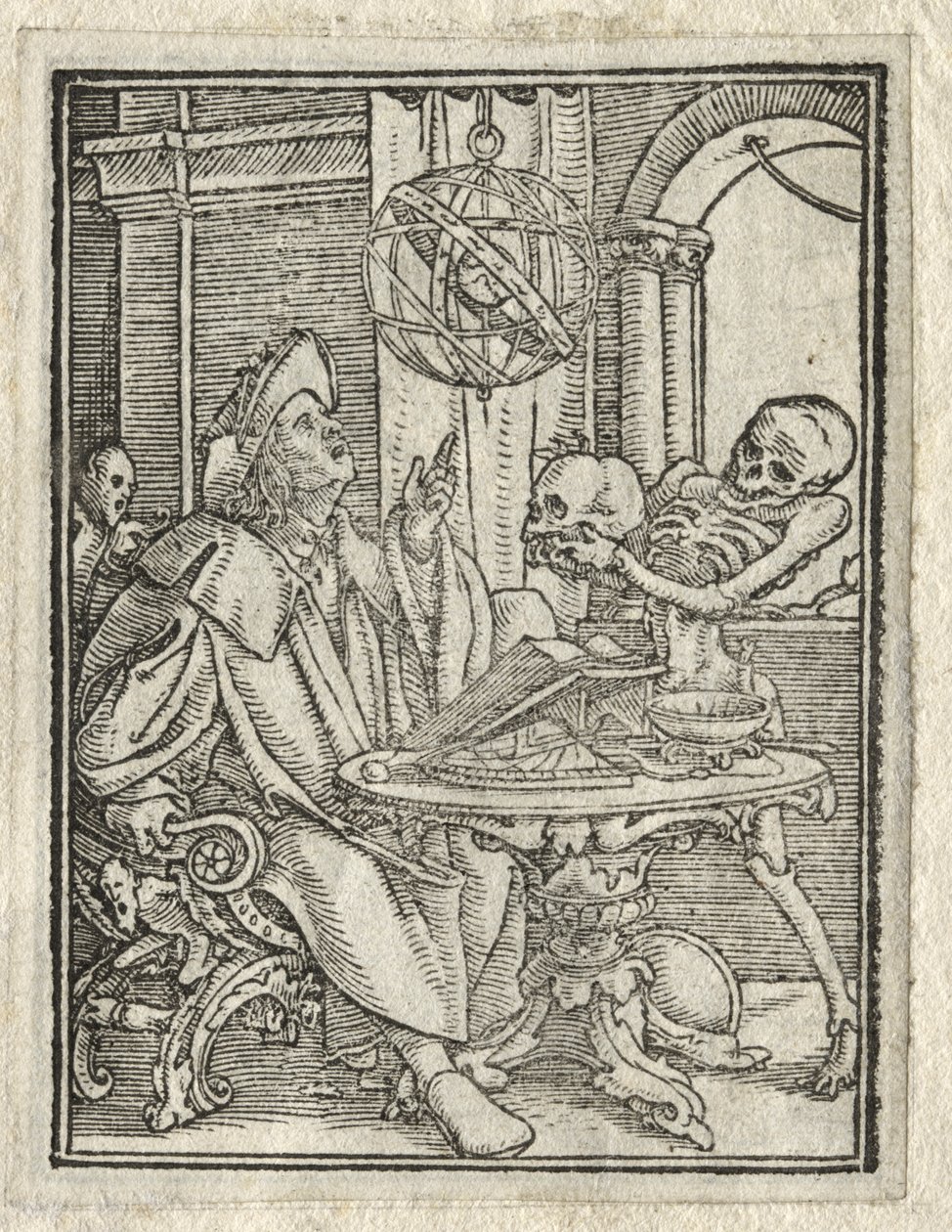 Der Totentanz: Der Astrologe; Der Reiche von Hans Holbein