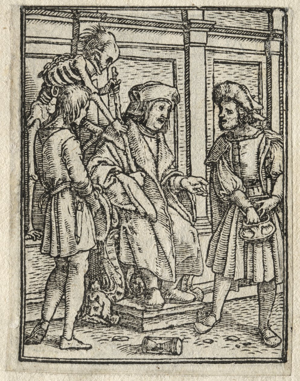Der Totentanz: Der Kanoniker oder Präbendar, Der Richter von Hans Holbein