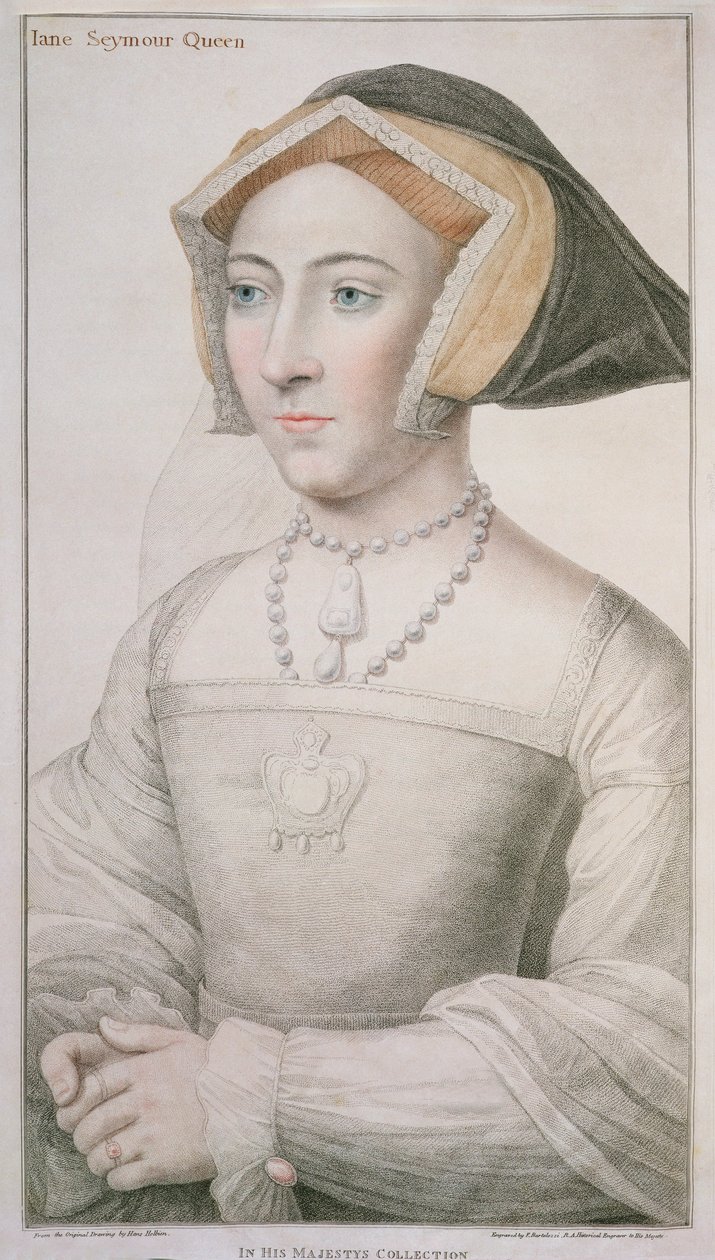 Jane Seymour (um 1509-37) graviert von Francesco Bartolozzi von Hans Holbein der Jüngere