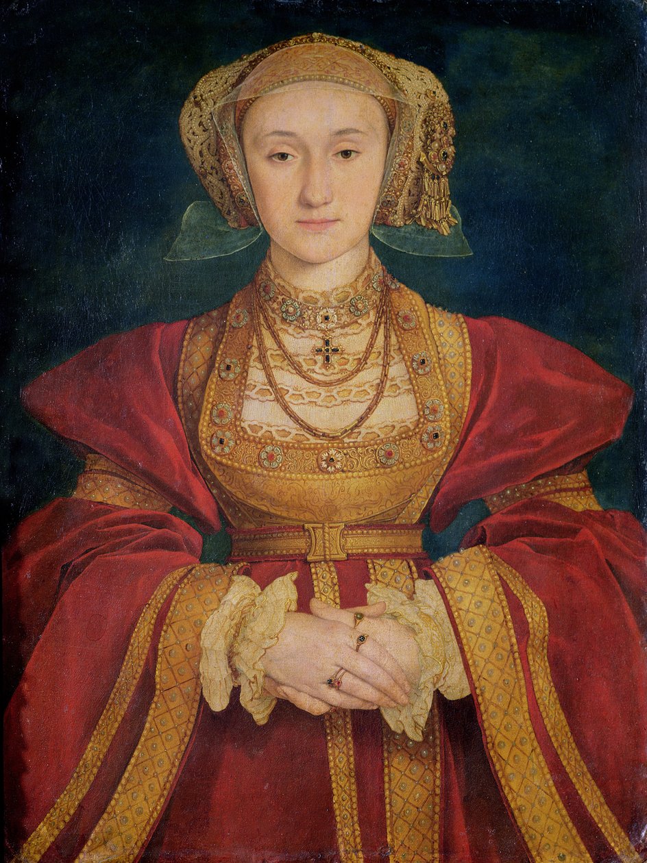 Porträt von Anna von Kleve (1515-57) 1539 von Hans Holbein der Jüngere