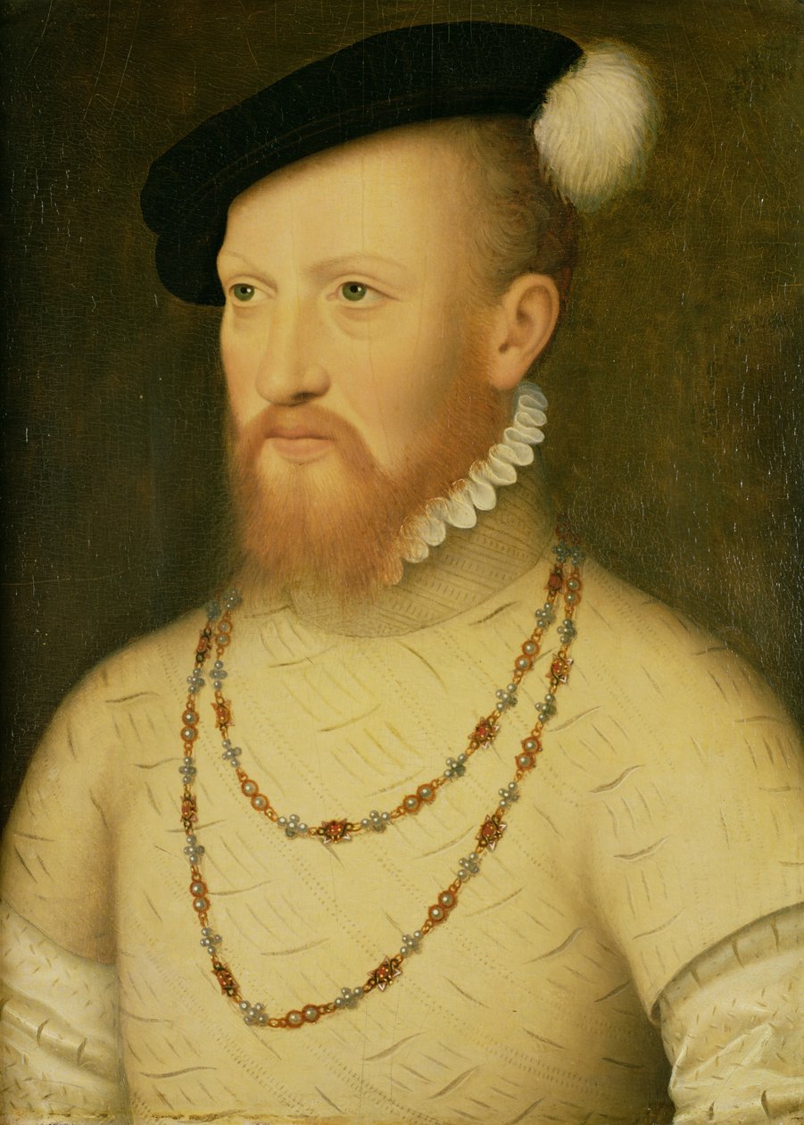 Sir Edward Seymour (später Herzog von Somerset): (Tafel) von Hans Holbein der Jüngere