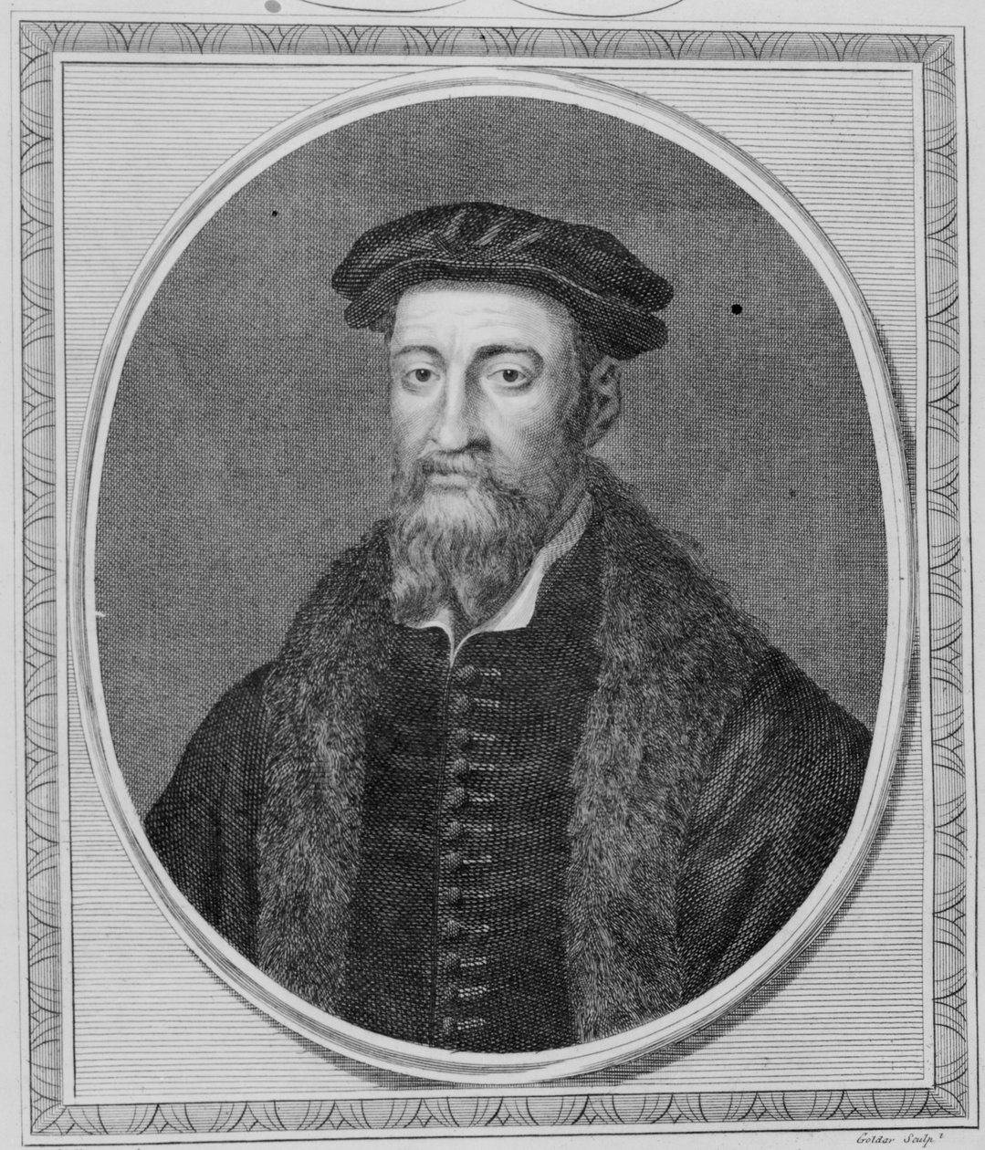 Sir Thomas Smyth, graviert von John Goldar, 1785 von Hans Holbein der Jüngere