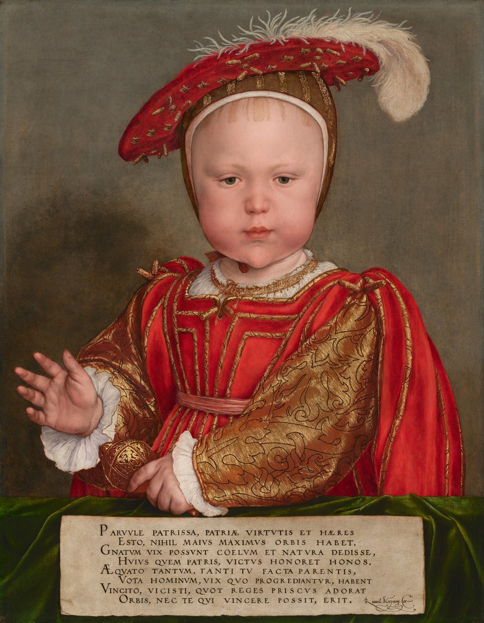 Edward VI. als Kind von Hans Holbein the Younger