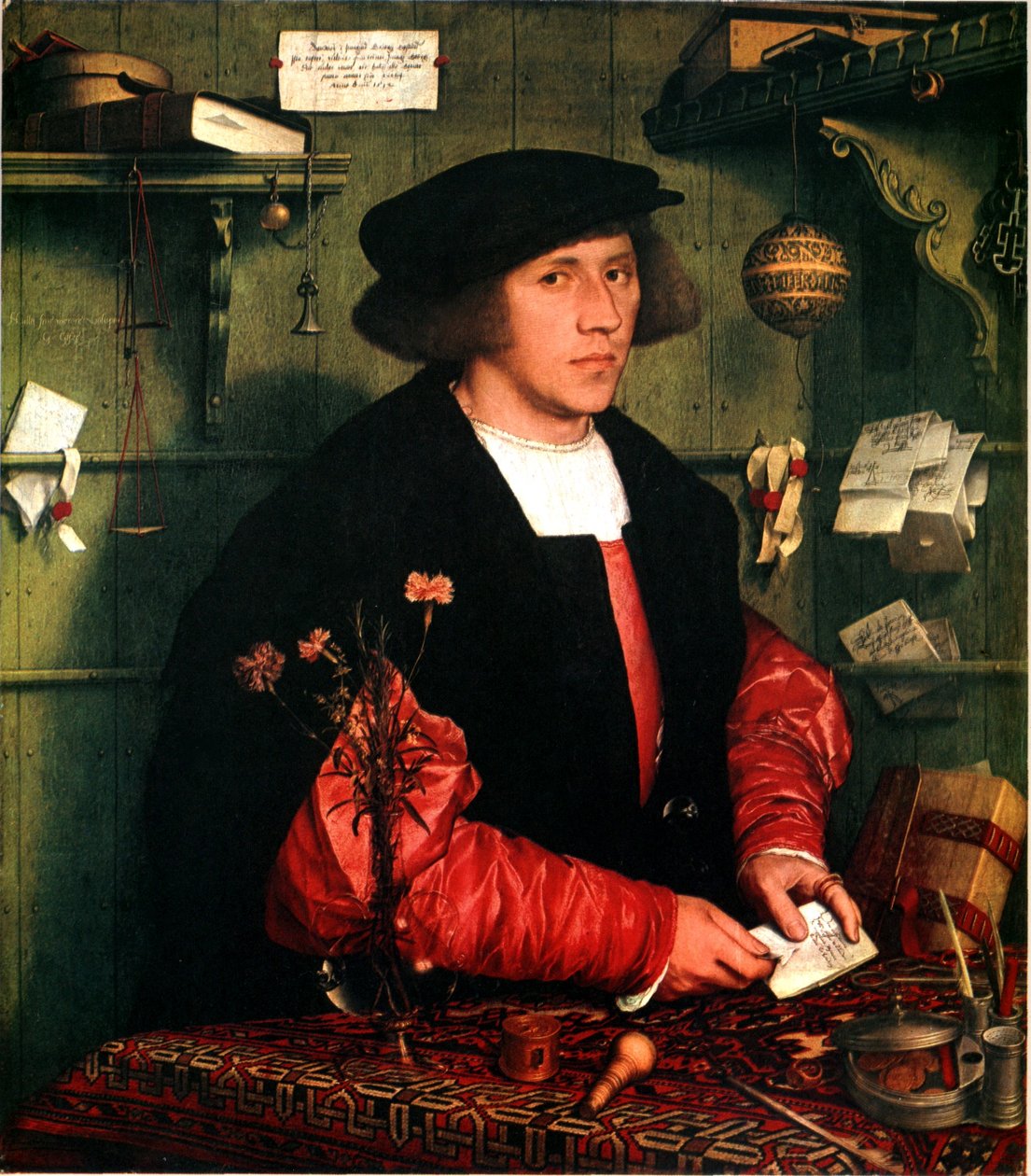 Der Kaufmann Georg Gisze von Hans Holbein the Younger