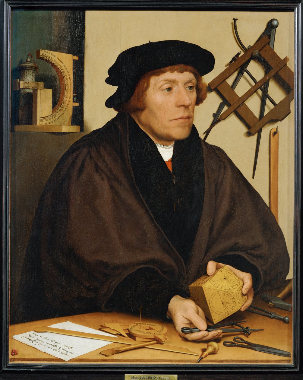 Nicolas Kratzer, Astronom von König Heinrich VIII. von Hans Holbein the Younger