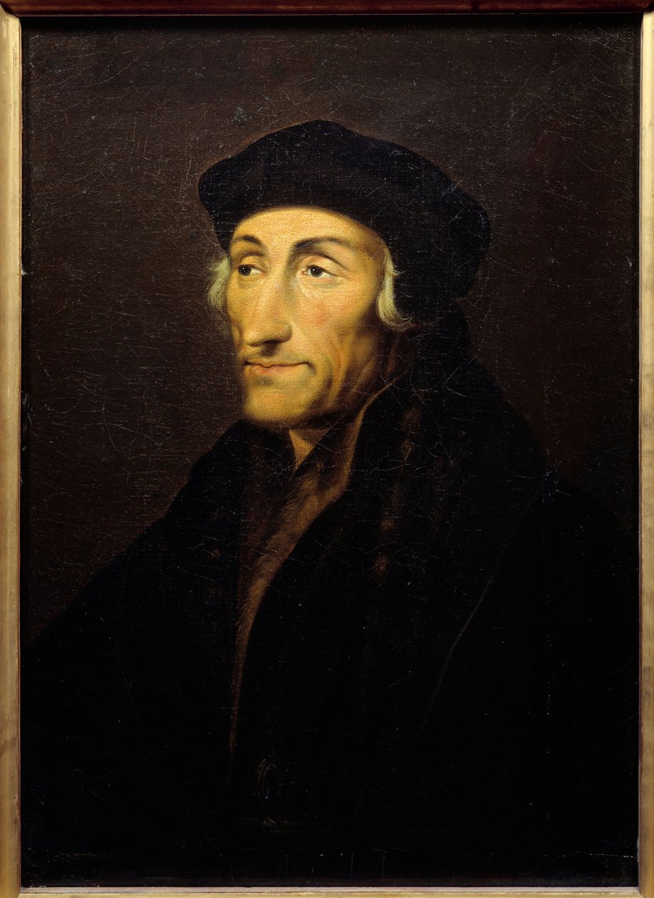 Porträt von Erasmus von Rotterdam von Hans Holbein der Jüngere