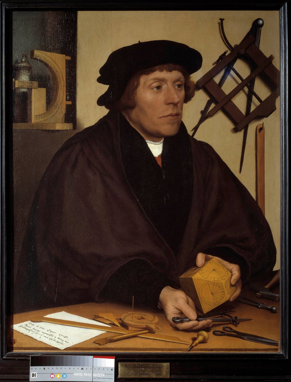 Porträt von Nicolas Kratzer (1487-1550), Astronom von Heinrich VIII. Gemälde von Hans Holbein dem Jüngeren (1497-1543). 16. Jahrhundert von Hans Holbein der Jüngere