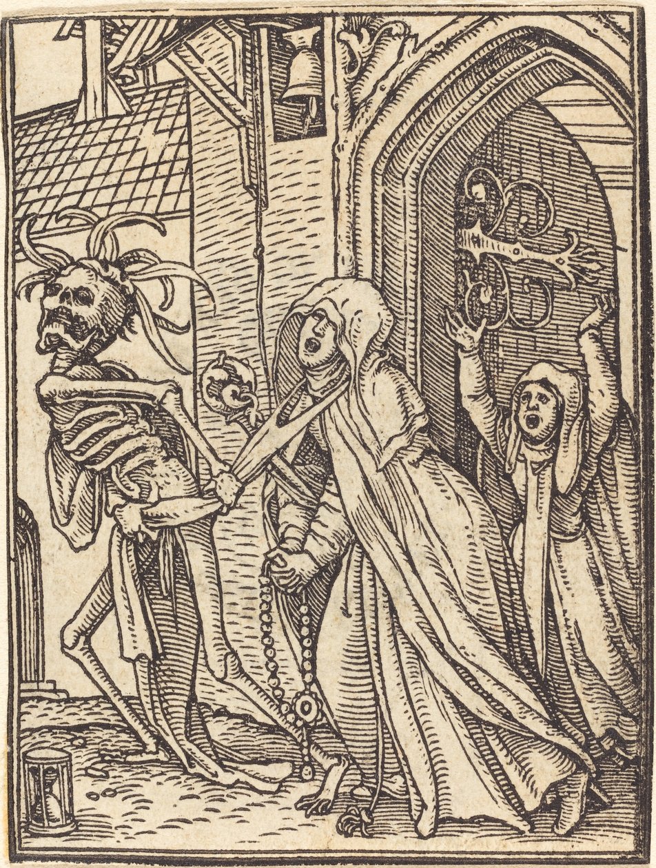 Die Äbtissin von Hans Holbein der Jüngere
