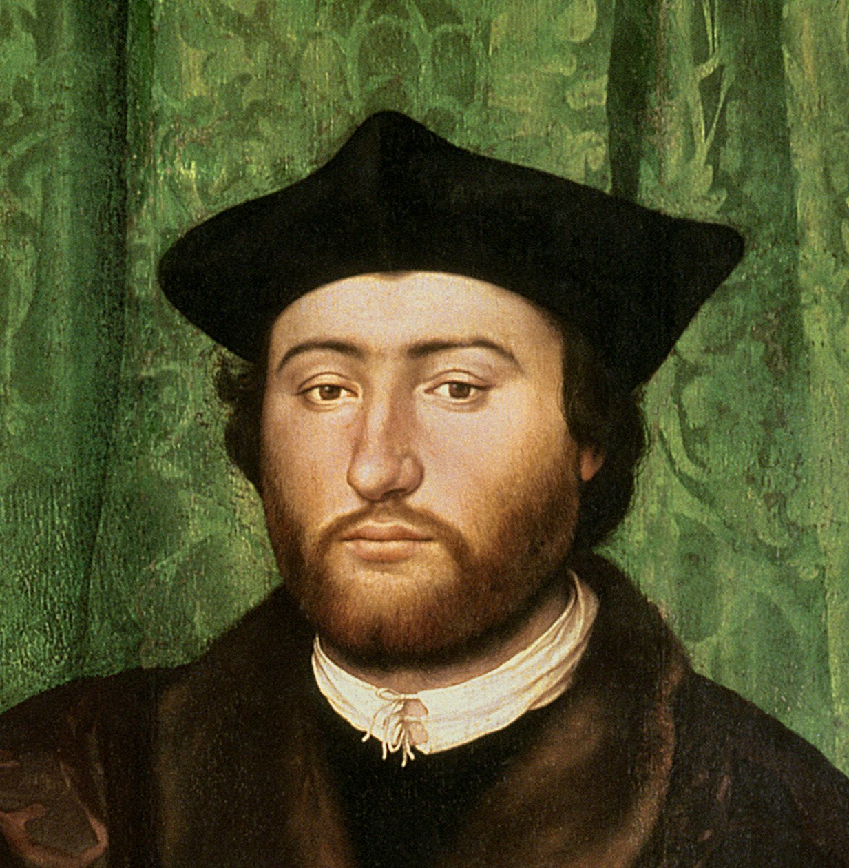 Die Botschafter, 1533 (Detail) von Hans Holbein der Jüngere