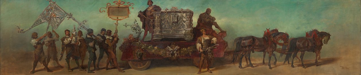Entwurf zum Festzug 1879 - Die Schlosser von Hans Makart