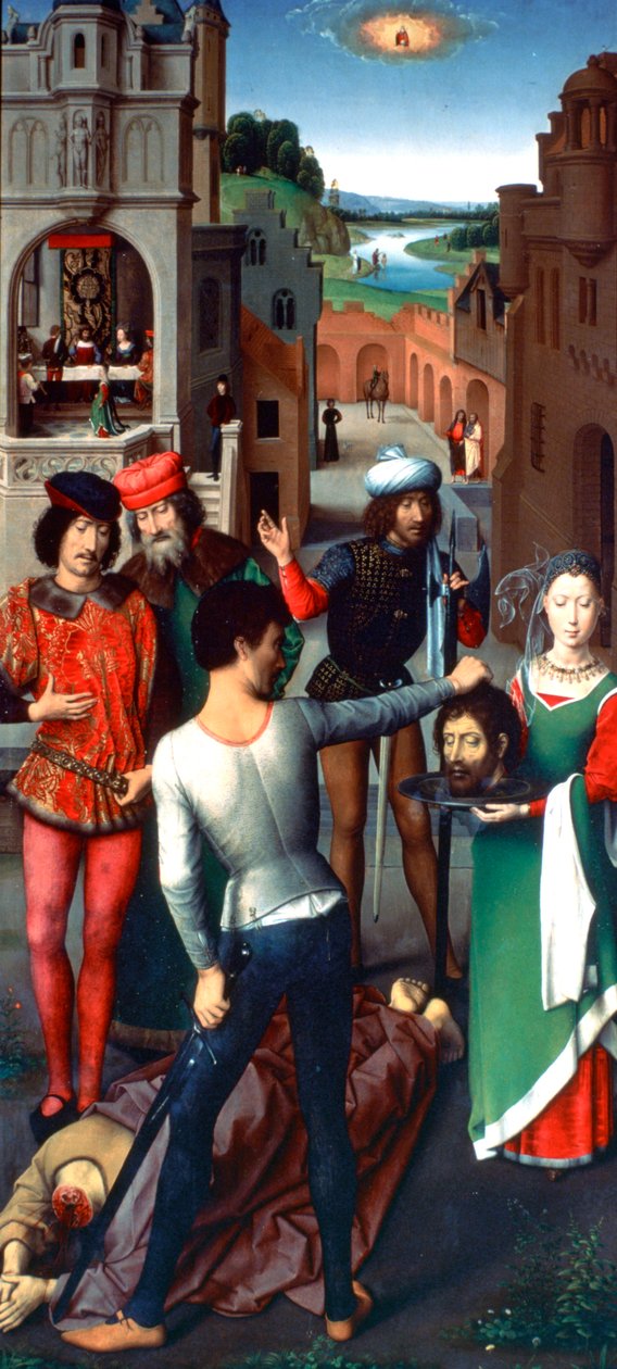 Triptychon des Heiligen Johannes des Täufers und des Heiligen Johannes des Evangelisten, 1479 von Hans Memling