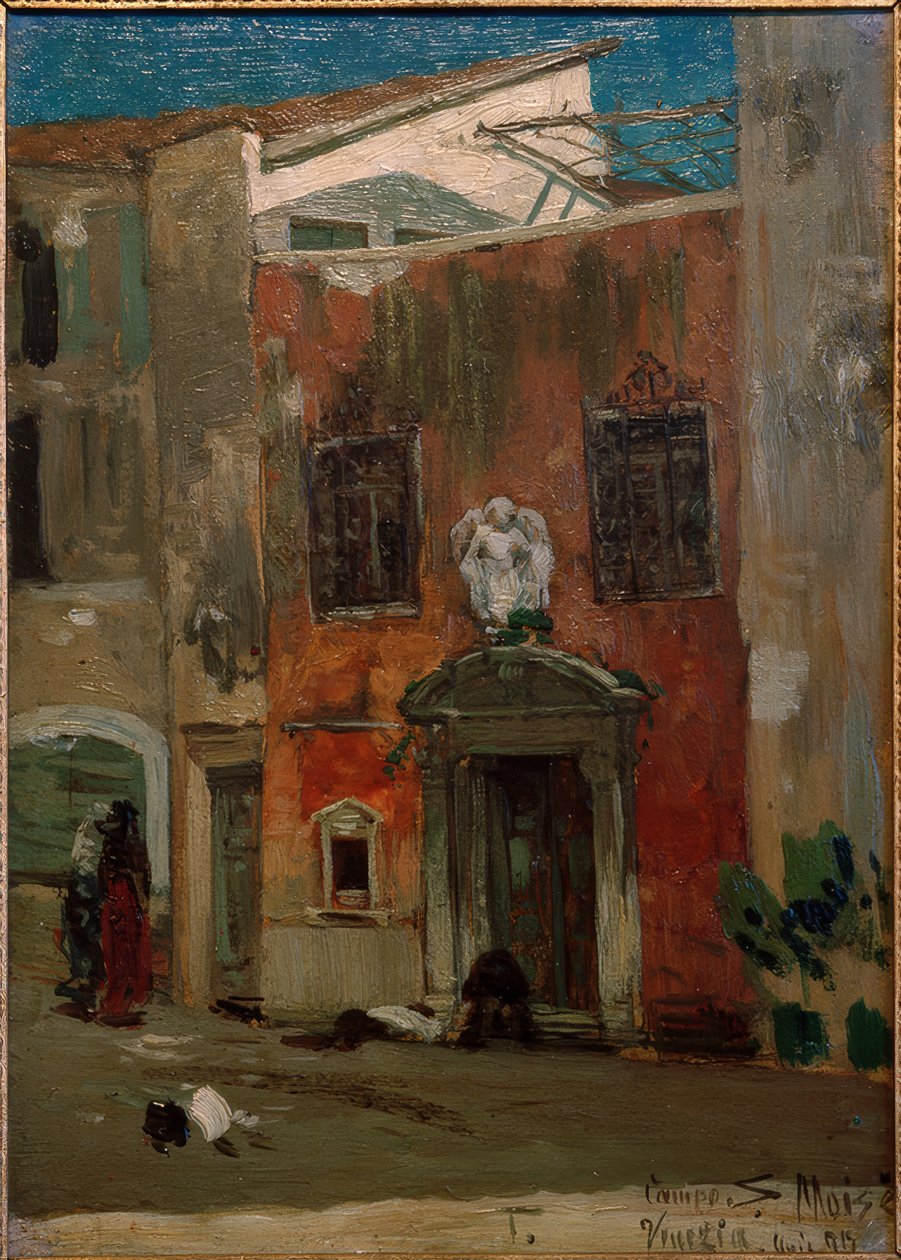 H.P.Feddersen d. J., Campo S. Moisè, Venedig von Hans Peter Feddersen der Jüngere