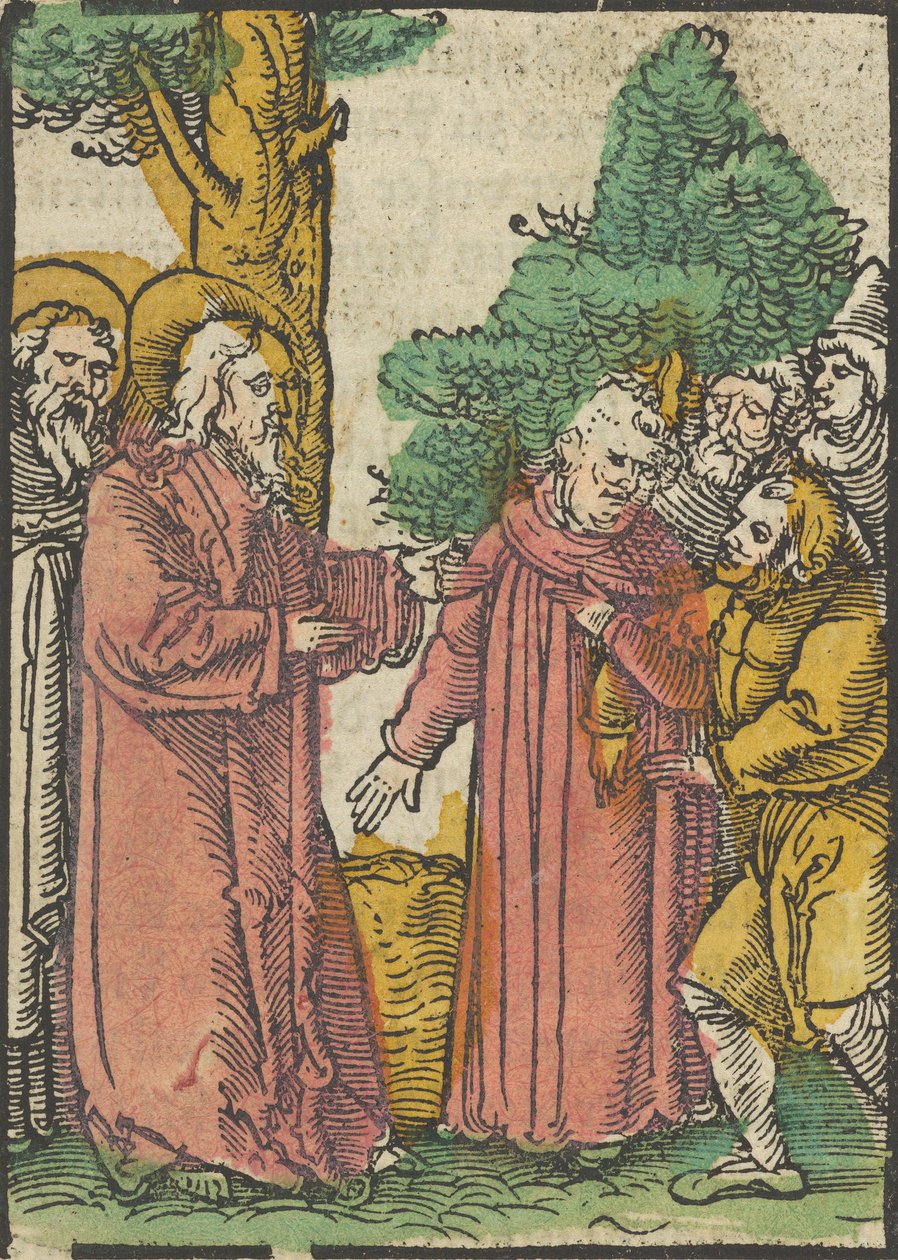 Christus heilt den Taubstummen, aus Das Plenarium, 1517 von Hans Schäufelein the Elder
