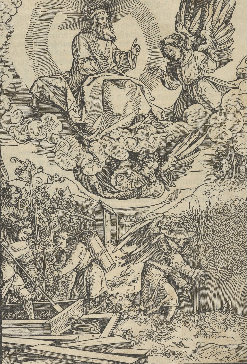 Die Ernte und die Blutkelter von Hans Schäufelein the Elder
