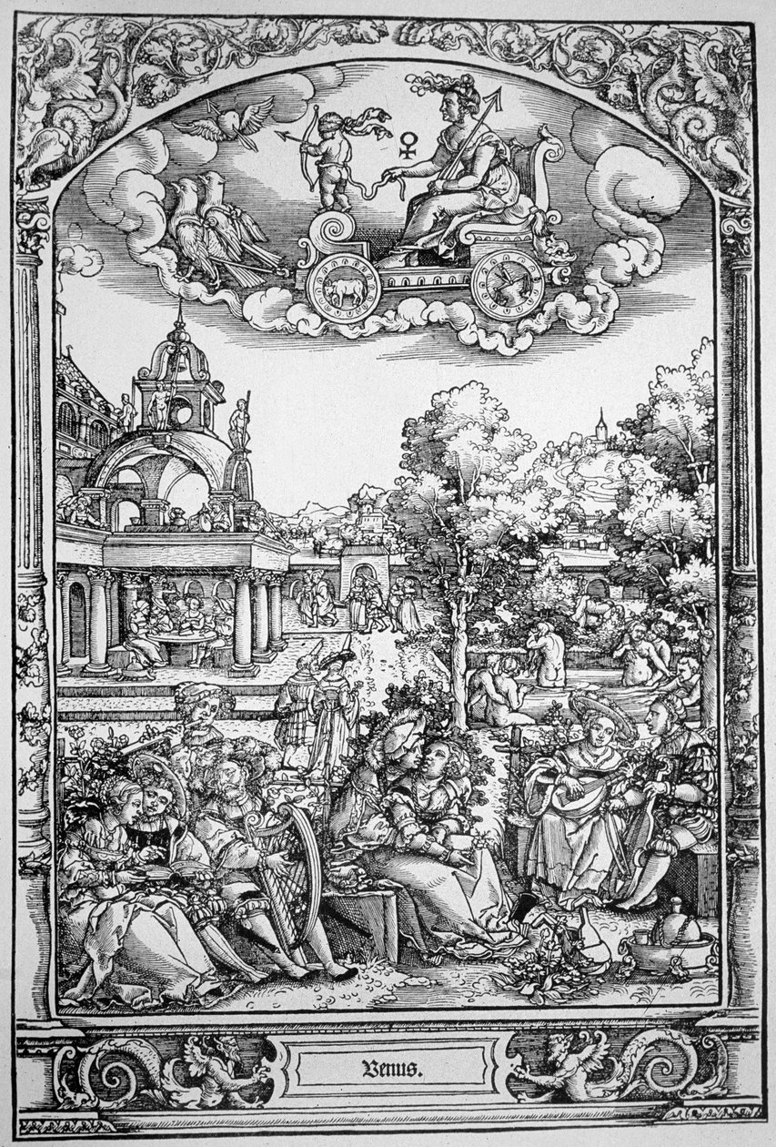 Venus (Holzstich) von Hans Sebald (School of) Beham