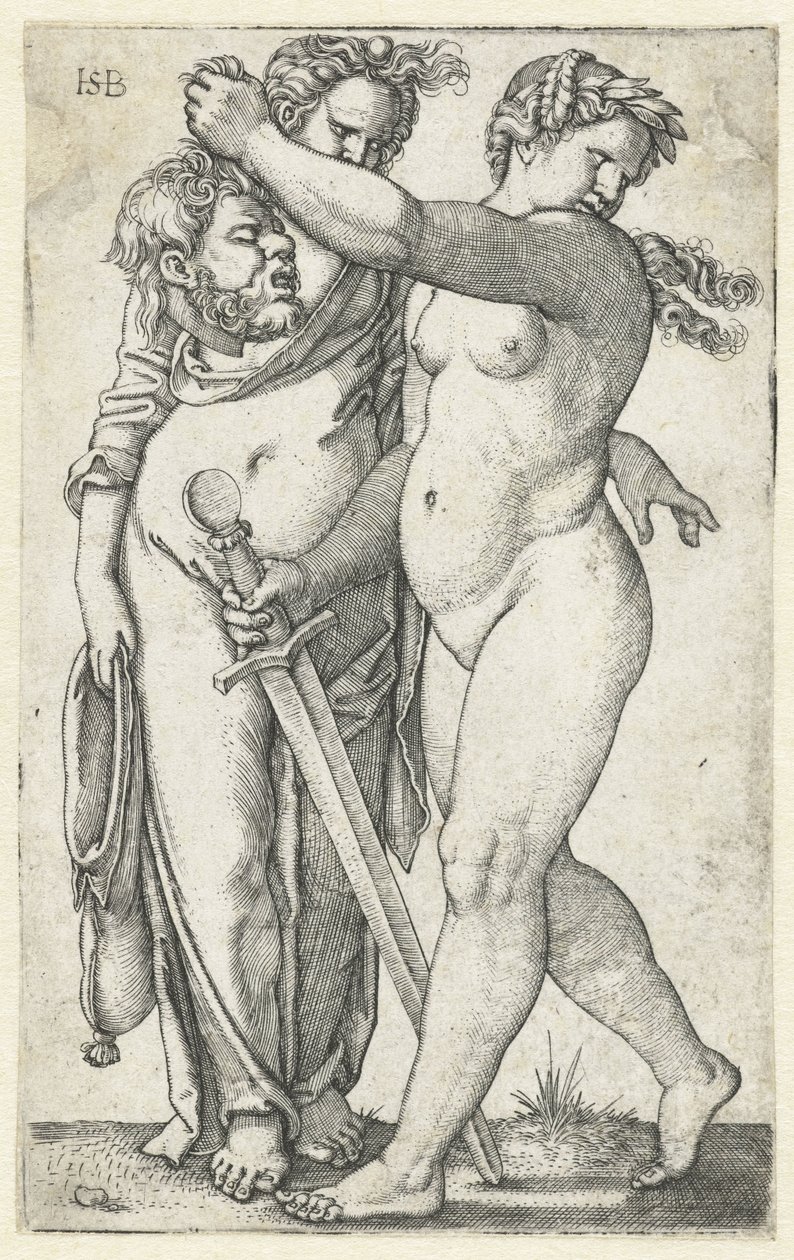 Judith mit dem Kopf von Holofernes und Dienstmagd von Hans Sebald Beham