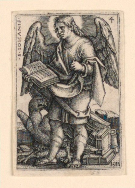 St. Johannes, aus Die vier Evangelisten von Hans Sebald Beham