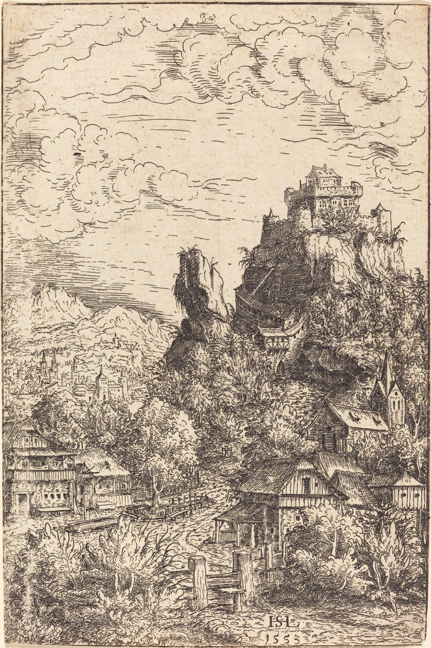 Landschaft mit einem Schloss von Hans Sebald Lautensack