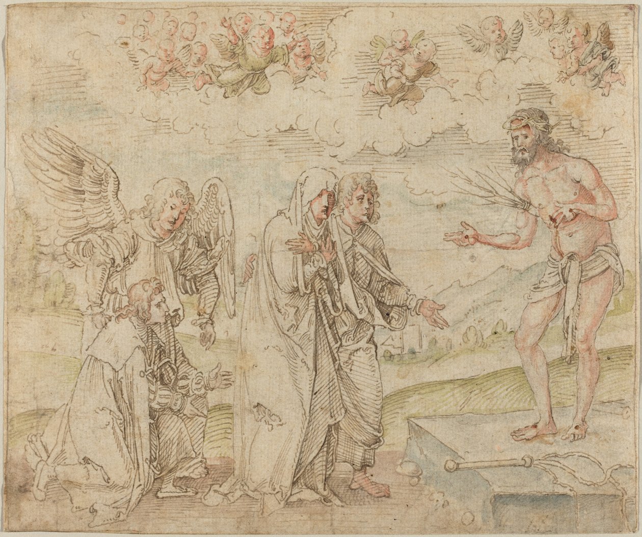 Maria und Johannes vor dem Schmerzensmann von Hans Süss von Kulmbach