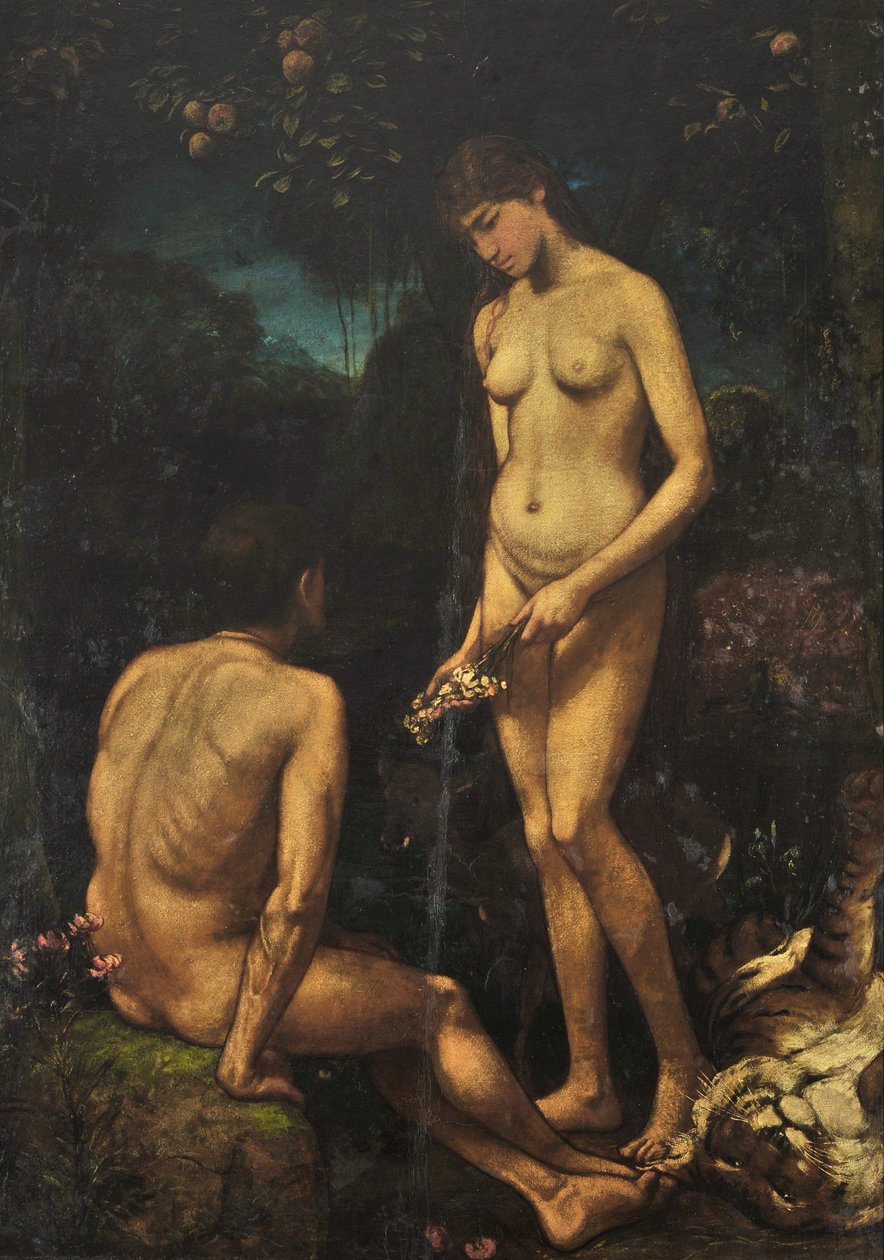 Adam und Eva von Hans Thoma