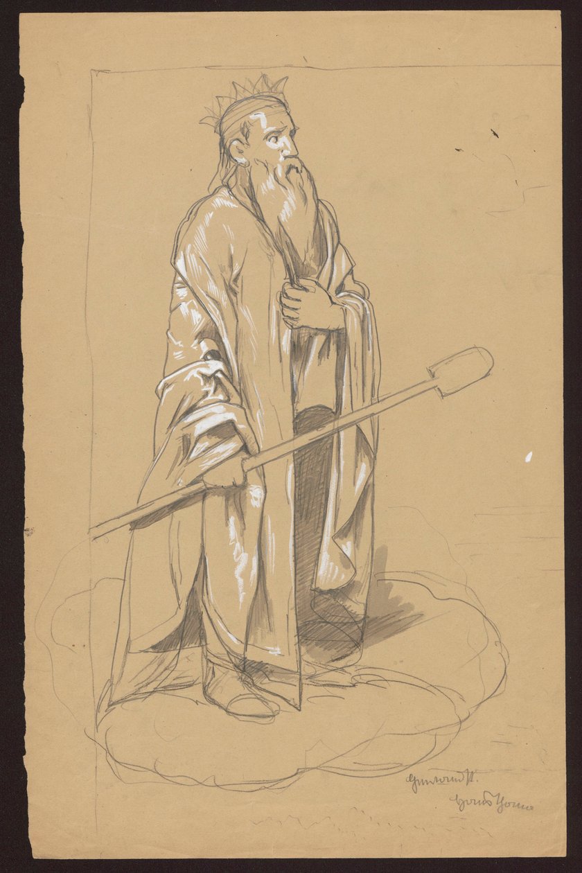 Allegorie des Januars von Hans Thoma