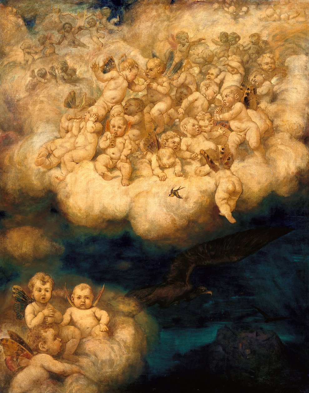 Engelwolke von Hans Thoma