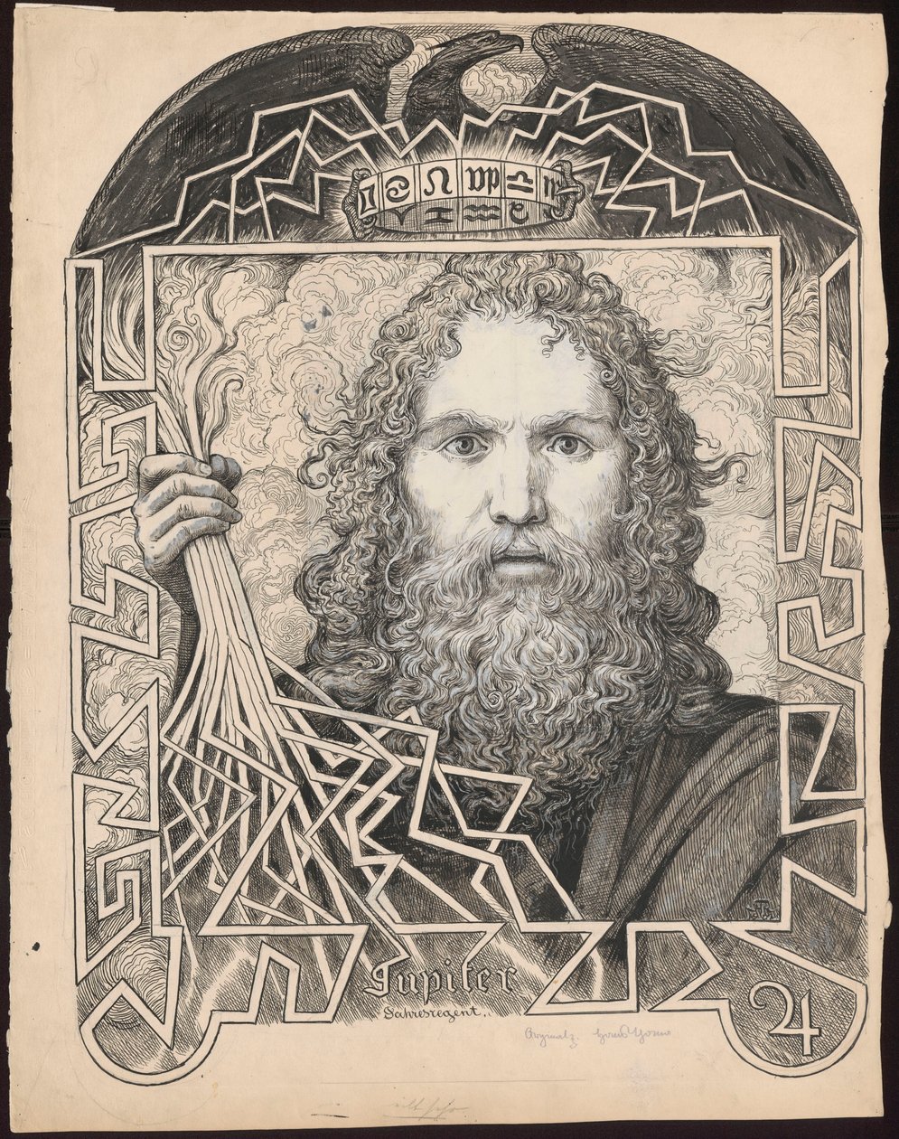 Jupiter von Hans Thoma
